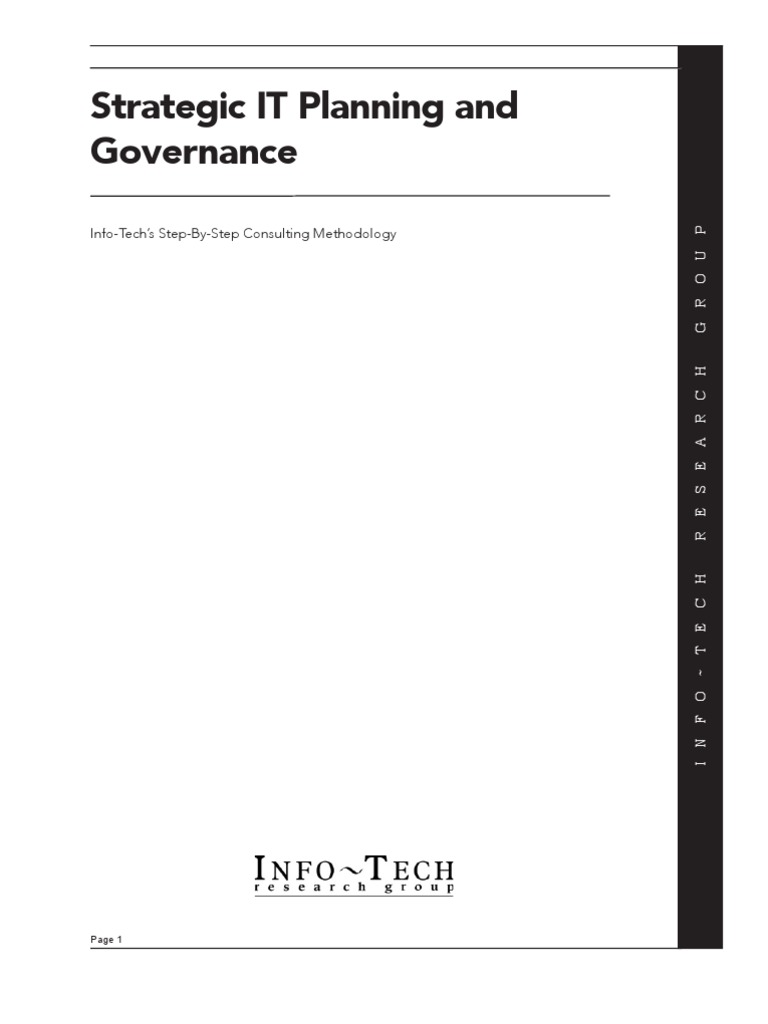 Strategic IT Planning and Governance | PDF | Strategic Management | Goal