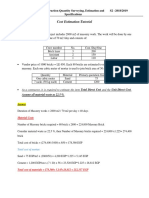 Cost Estimation - Problem Solving Tutorial