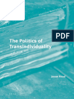 Jason Read The Politics of Transindividuality