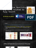 Restorative Dentistry and It's Related To Pulp Health: DR - Ahmed Al-Jobory