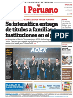 Se Intensifica Entrega de Títulos A Familias e Instituciones en El País