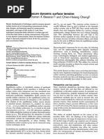 Techniques To Measure Dynamic Surface Tension PDF