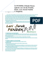 Lari Jarak Pendek