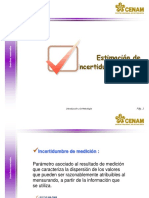 Parte 1 Repaso Estimacion de Incertidumbres PDF