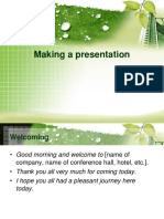 Making A Presentation