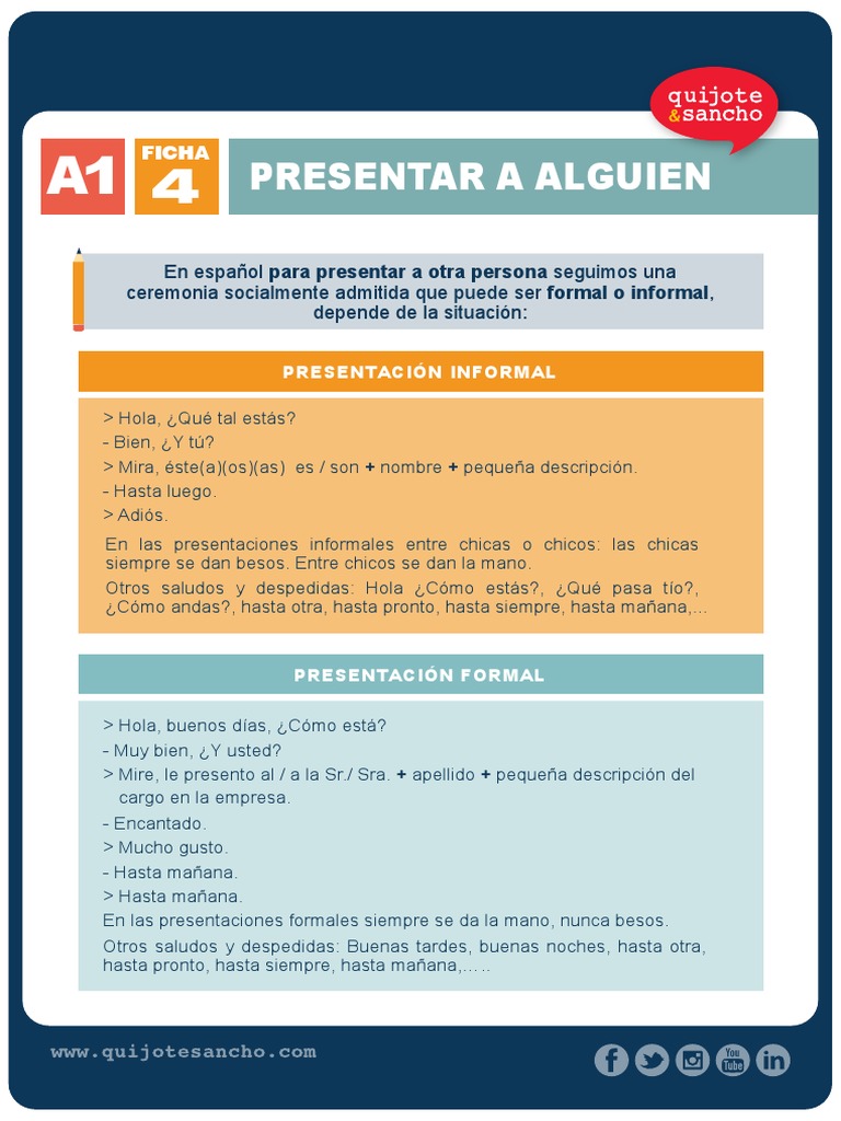 A1 Presentar A Alguien PDF | PDF
