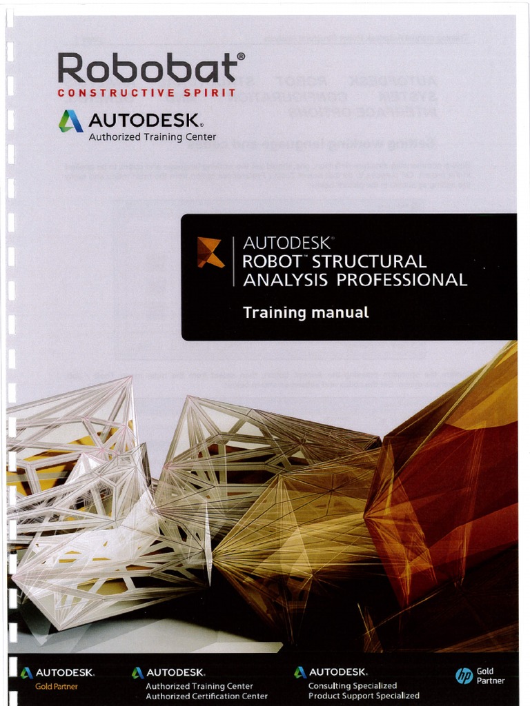 Autodesk Robot Structural Analysis Training Manual PDF | PDF