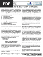 Visitação e Leitura Orante