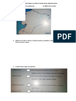 En El Siguiente Mapa Ubique y Escriba El Nombre de Los Siguientes Datos