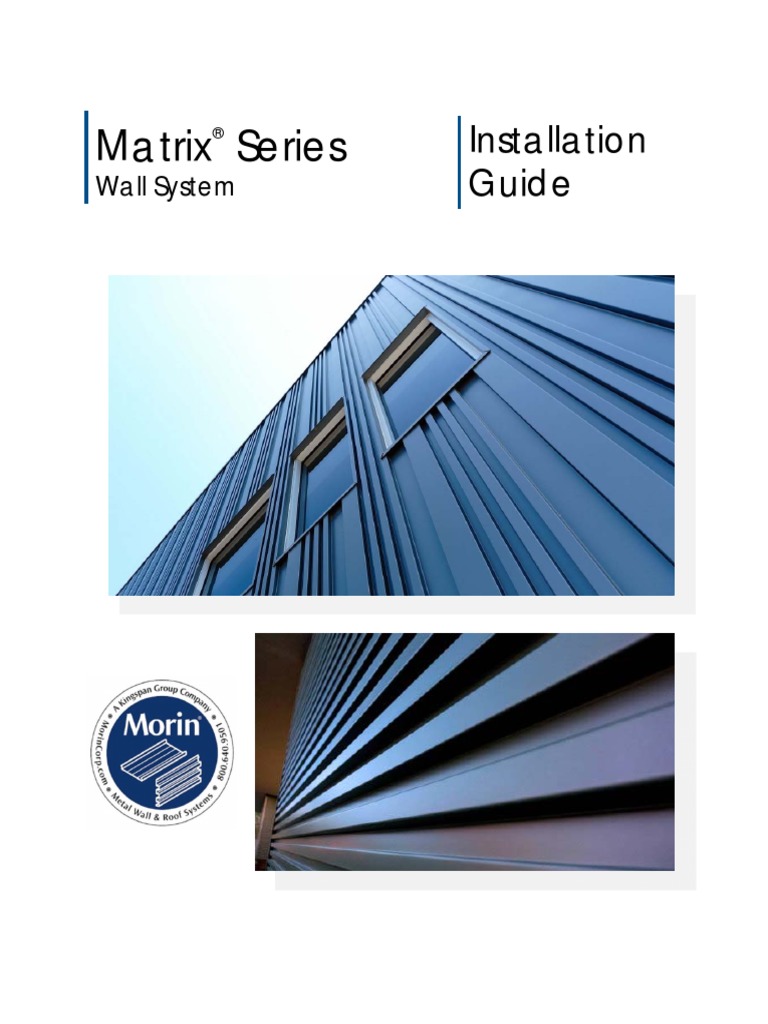 Matrix Installation Guide PDF | PDF | Thermal Expansion | Sheet Metal