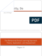 C11  The Behavioral Social Learning Approach Theory, Application, And Assessment
