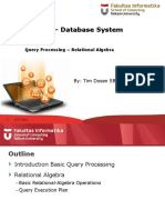 08 Query Processing 1 (Relational ALgebra) #2