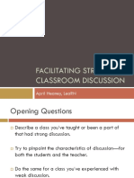 Facilitating Strong Classroom Discussion: April Heaney, Learn