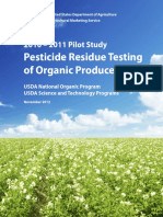USDA Pesticide Residue Testing of Organic Produce (2012)