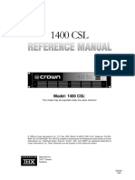 1400CSL Reference Manual 128195 - Original PDF