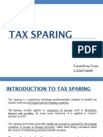 Tax Sparing Ppt
