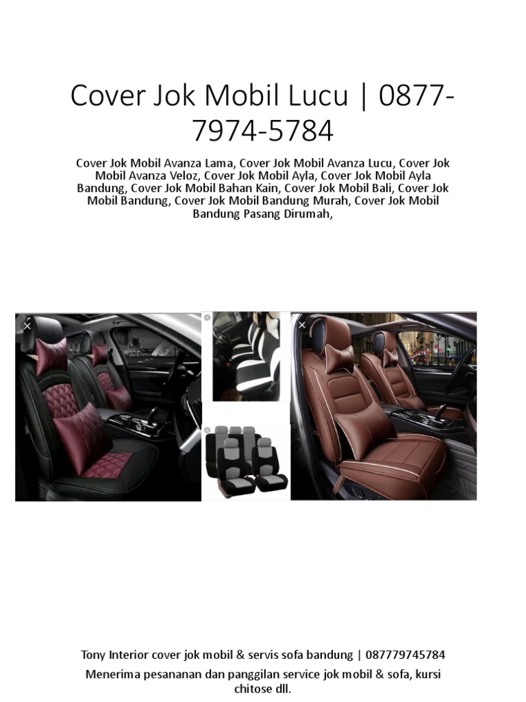 Cover Jok Mobil Sragen 0877 7974 5784 Cover Jok Mobil Sragen 0877 7974 5784