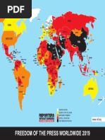 Reporters Without Broders Press Freedom Index 2019