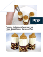 Recetas Fáciles para Hacer Con Tus Hijos