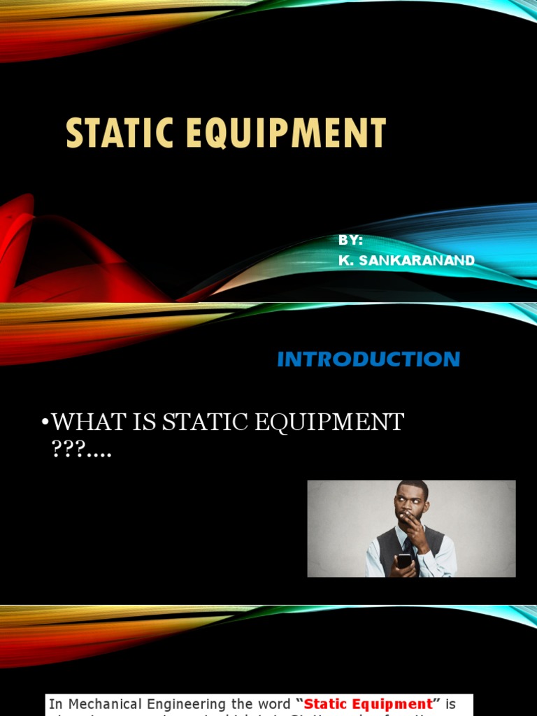 Overview of Static Equipment Design | PDF | Mechanical Engineering ...
