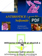 Antibiotice P.ii - Sulfamide