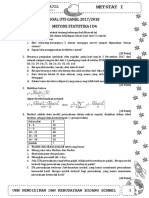 Soal Metode Statistik 1 D4 2017-2018 PDF