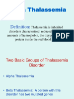Beta Thalassemia: Definition