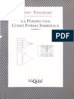 Panofsky, E - La Perspectiva Como Forma Simbólica PDF