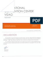 International Convention Center Vizag: Thesis Report