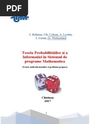 Teoria Probabilitatilor 1 IncÄrcat De Veaceslavlazari