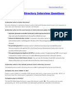 Top 17 Active Directory Interview Questions & Answers