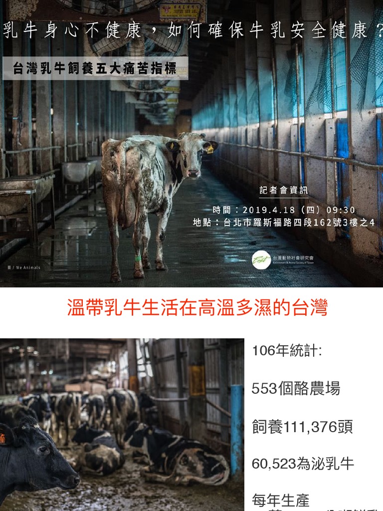 乳牛動物福利記者會簡報