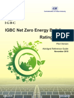 IGBC Net Zero Energy Buildings Rating System - Pilot - Nov - 2018