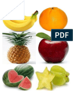 Flashcard Fruit