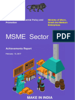 MSME Sector - Achievement Report