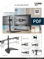 LDT08 Series-Essential Multi-Screen Array Desk Mounts