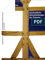 Handwerkliche Holzverbindungen Der Zimmerer - Manfred Gerner-Red PDF