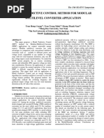 (1 - CV) Model Predictive Control Method For Modular Multilevel Converter Applications