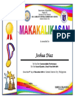 Core Value Certificate Template