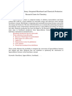 Lignocellulosic Biorefinery: Integrated-Bioethanol and Chemicals Production Research Centre For Chemistry