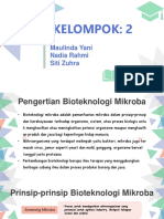 Penerapan Konsep Mikrobiologi Dalam Bidang Teknologi