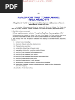 Paradip Port Trust (Town Planning) Regulation, 1974
