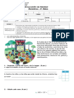 Evaluación Matemática Mes de Abril