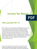 Income Tax Return Filling