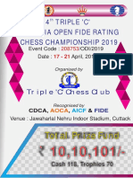 4 Triple 'C' All India Open Fide Rating Chess Championship 2019