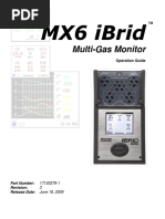 MX6 IBRID Gas Monitor User Guide | PDF | Calibration | Chemical Substances
