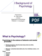 Historical Background of Psychology PDF