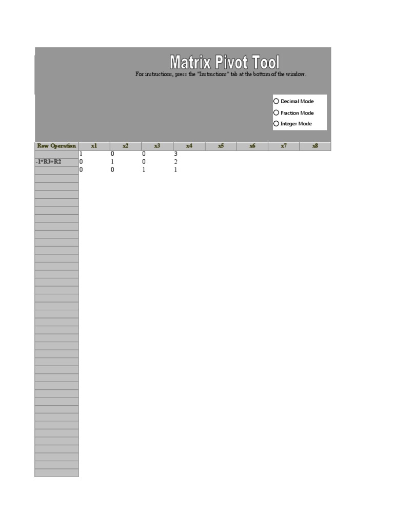 Excel Pivot Utility Instructions | PDF | Fraction (Mathematics ...