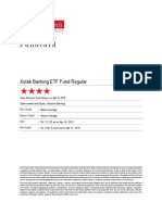 Fundcard: Kotak Banking ETF Fund Regular