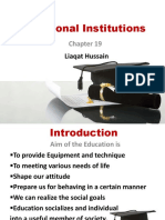 Educational Institutions: Liaqat Hussain
